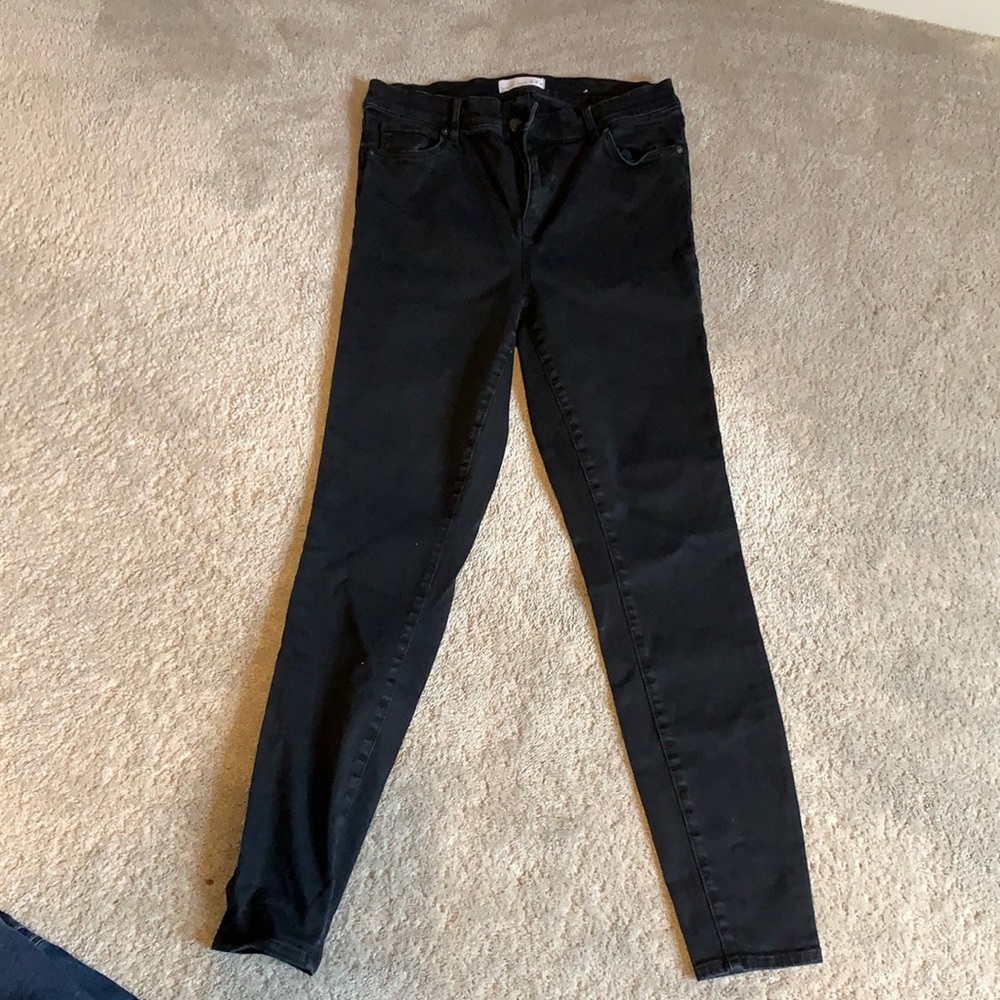 Loft black jean leggings size 30/10